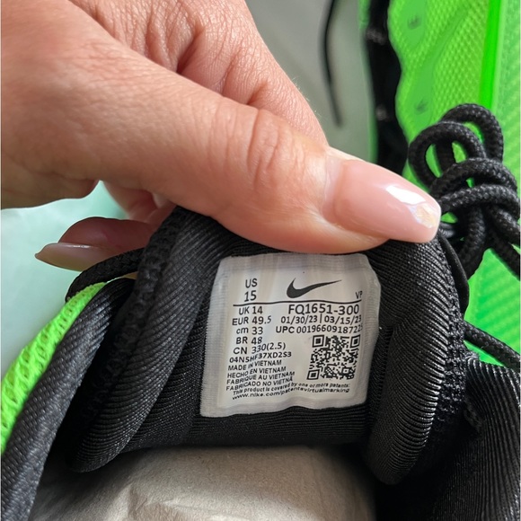 Unreleased Nocta by Drake NIKE GLIDE MENS 15 new with original box ( GREEN) - Picture 6 of 10